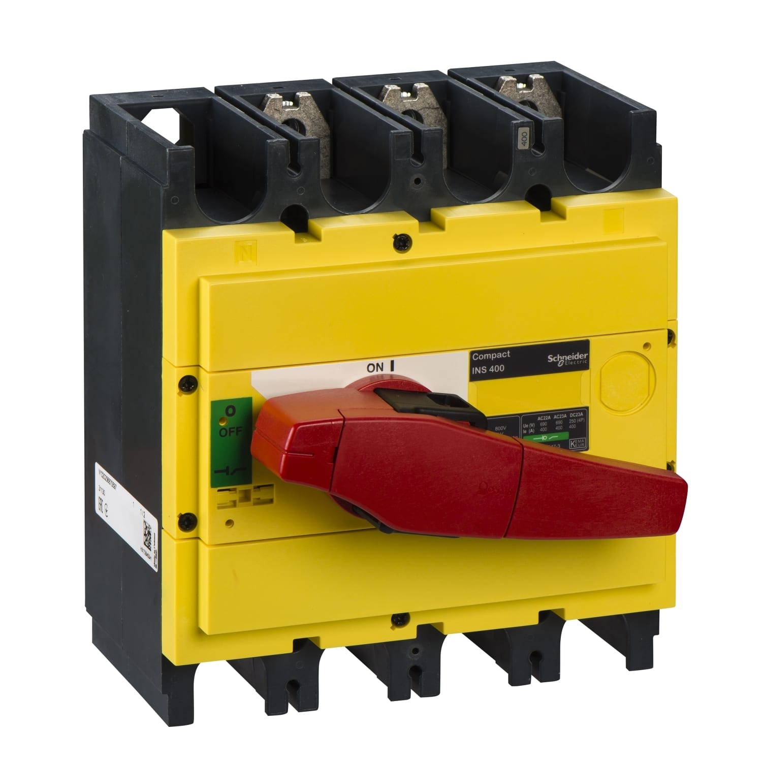 SCHNEIDER ELECTRIC SNR31130 INS400 FISSO ANT 3P MAN ROSSA