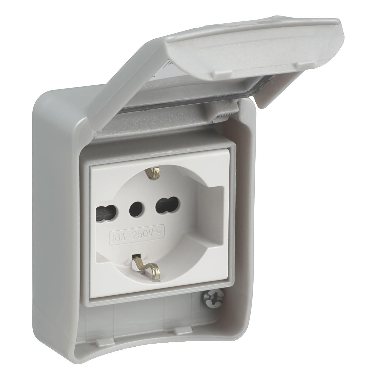 SCHNEIDER ELECTRIC - SNR81148 PRESA INCASSO SCHUKO+BIPASSO 10/16A 250V