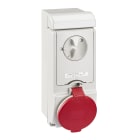 SCHNEIDER ELECTRIC - SNR83147 Unika interlocked socket - 32 A - 3P + N + E - 380...415 V AC - IP44 - wall