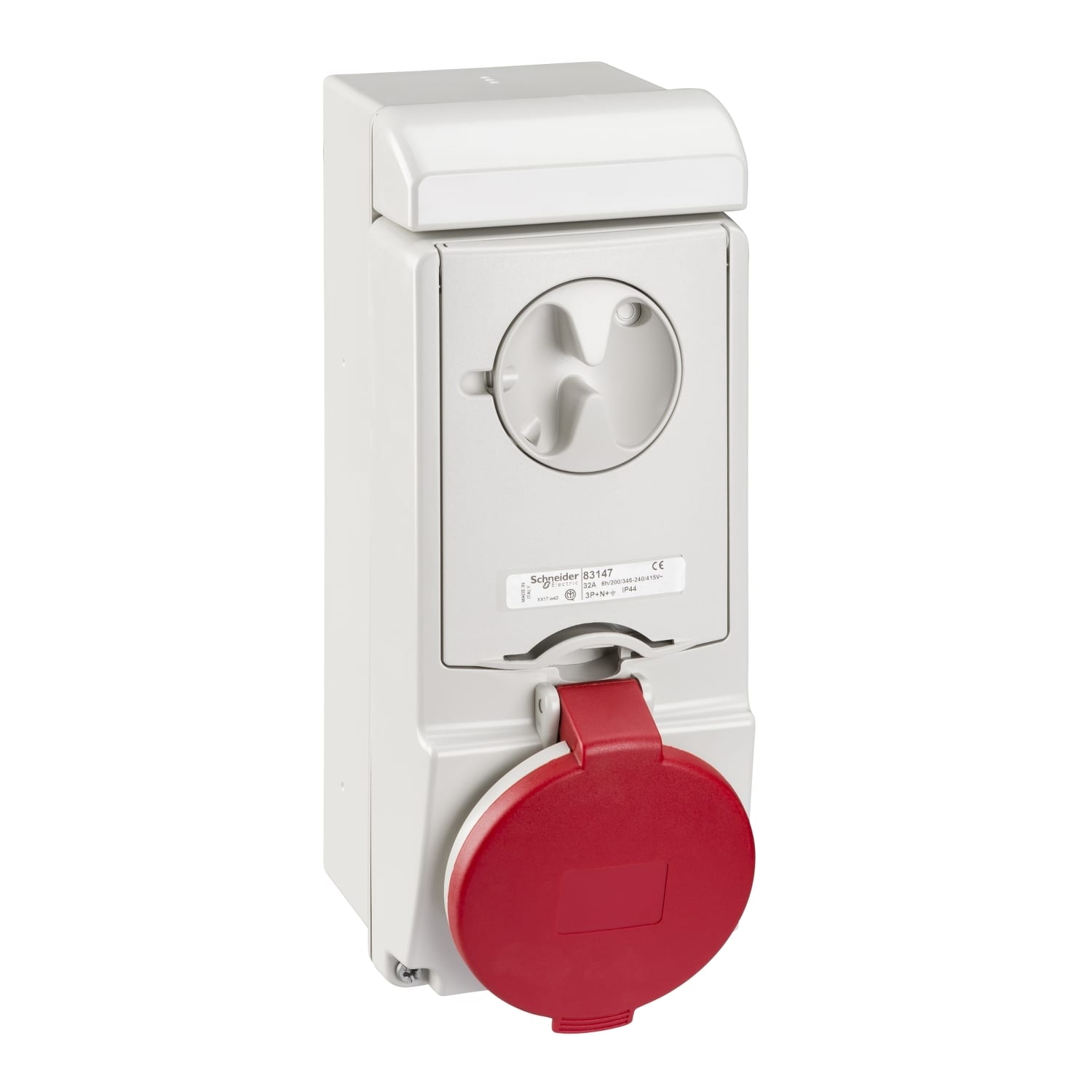 SCHNEIDER ELECTRIC SNR83147 Steckdose mit Verriegelung, 32A, 3p+N+E,