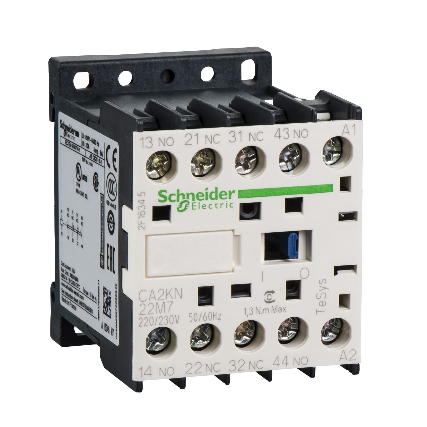 SCHNEIDER ELECTRIC SNRCA2KN22M7 CONT AUX 2F+2O VIS 220 230V