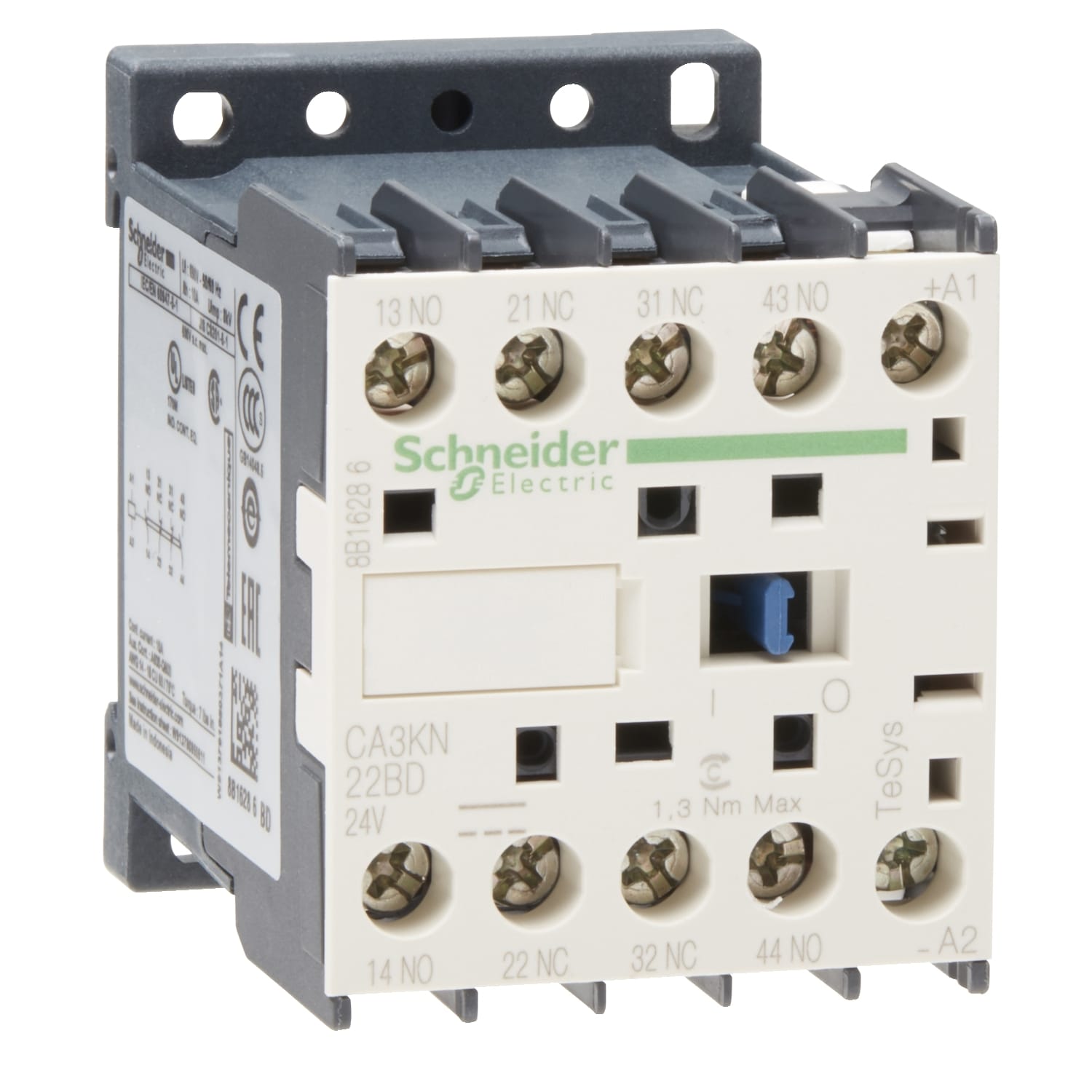 SCHNEIDER ELECTRIC SNRCA3KN22BD CONT.AUX. 2NC+2NO VITE 24V DC