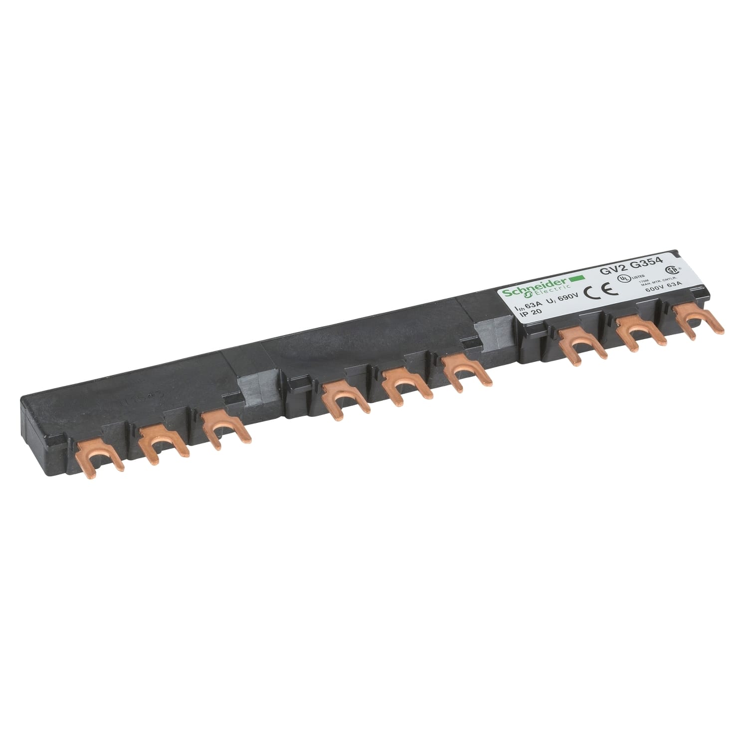 SCHNEIDER ELECTRIC - SNRGV2G354 BARRETTE PARALL.3 GV2 54MM