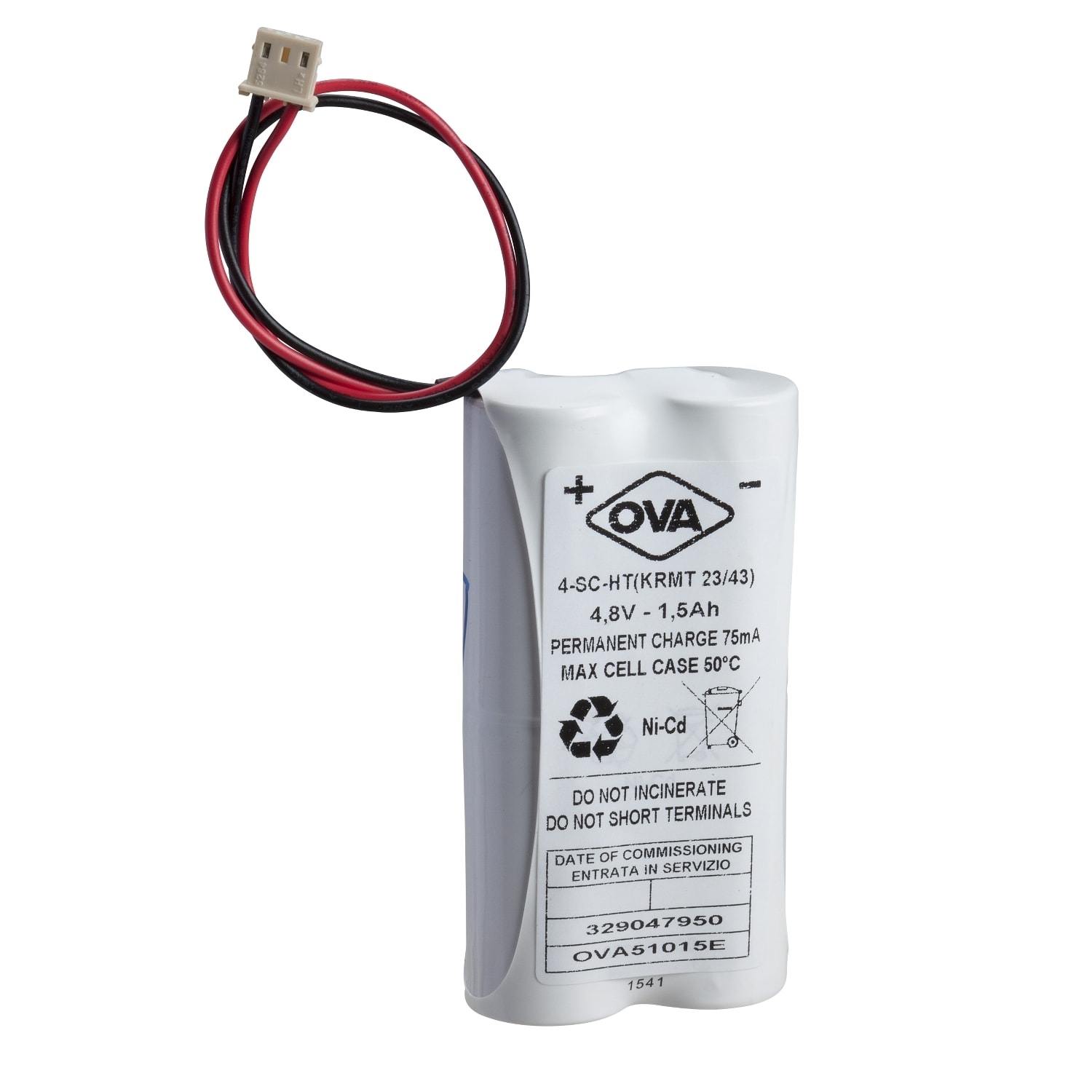 SCHNEIDER ELECTRIC - SNROVA51014E BATTERIA NI-CD HT 4,8V 0,8AH