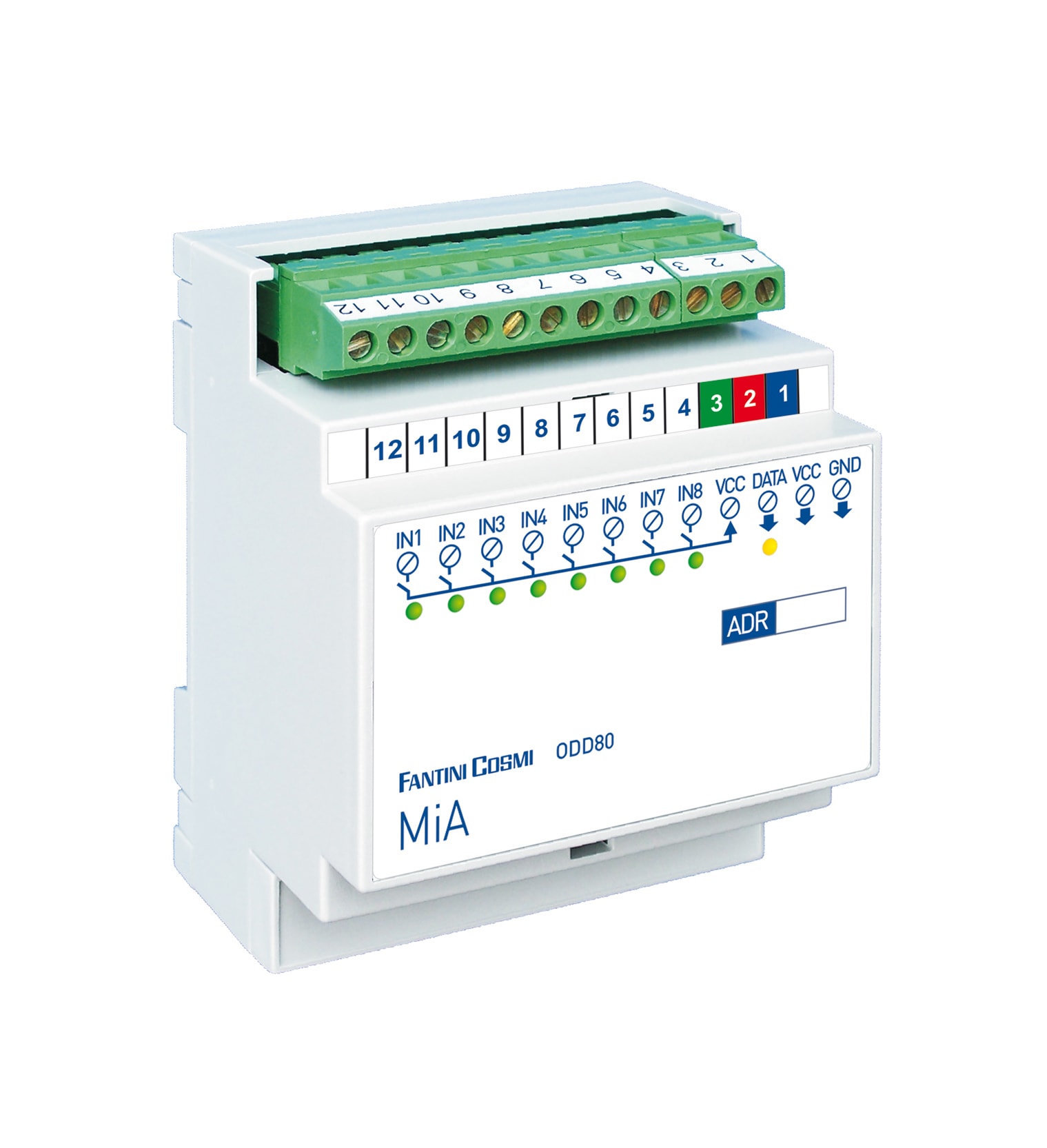 FANTINI COSMI SPA FANODD80 MODULO 8 INGRESSI DIGITALI (BARRA DIN 4