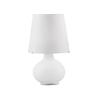 ROSSINI - RSSP.1304-75 LAMPADA DA TAVOLO BIANCA/VETRO BIANCO SA