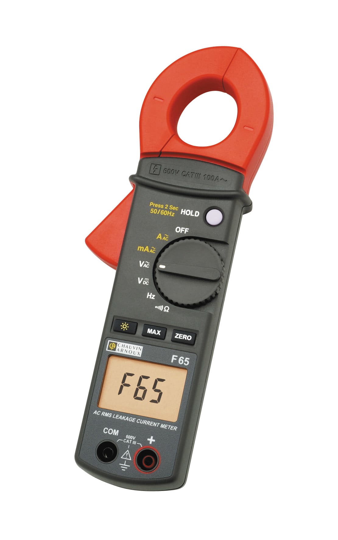 A.M.R.A. SPA - AMRP01120761 F65 MULTIMETRO A PINZA 100 ACRMS, CORR.