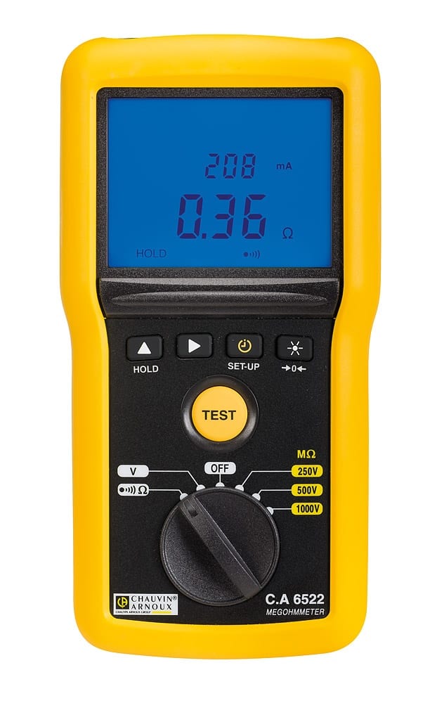 A.M.R.A. SPA AMRP01140822 CHAUVIN ARNOUX CA 6522 TESTER ISOLAMENTO