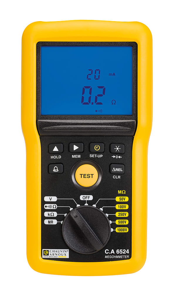 A.M.R.A. SPA AMRP01140824 CHAUVIN ARNOUX CA 6524 TESTER ISOLAMENTO