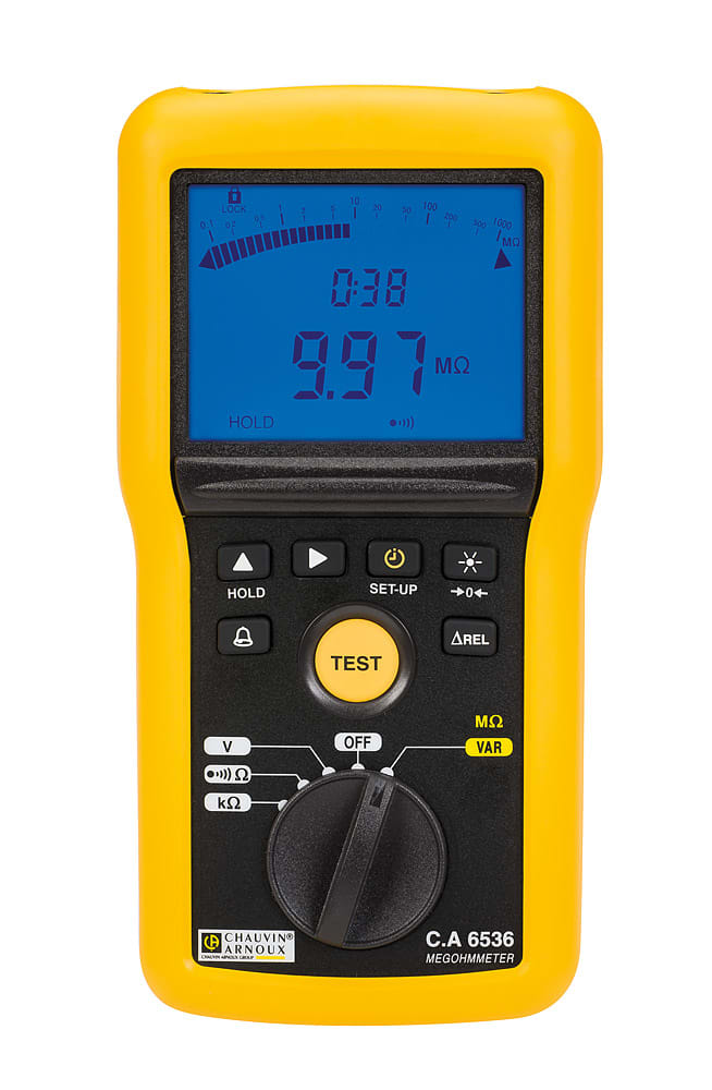 A.M.R.A. SPA AMRP01140836 CHAUVIN ARNOUX CA 6536 TESTER ISOLAMENTO