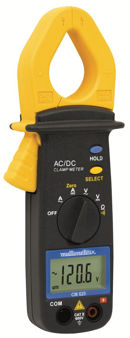 A.M.R.A. SPA - AMRP06232003 CM625 MULTIMETRO A PINZA400A AC/DC, RMS,