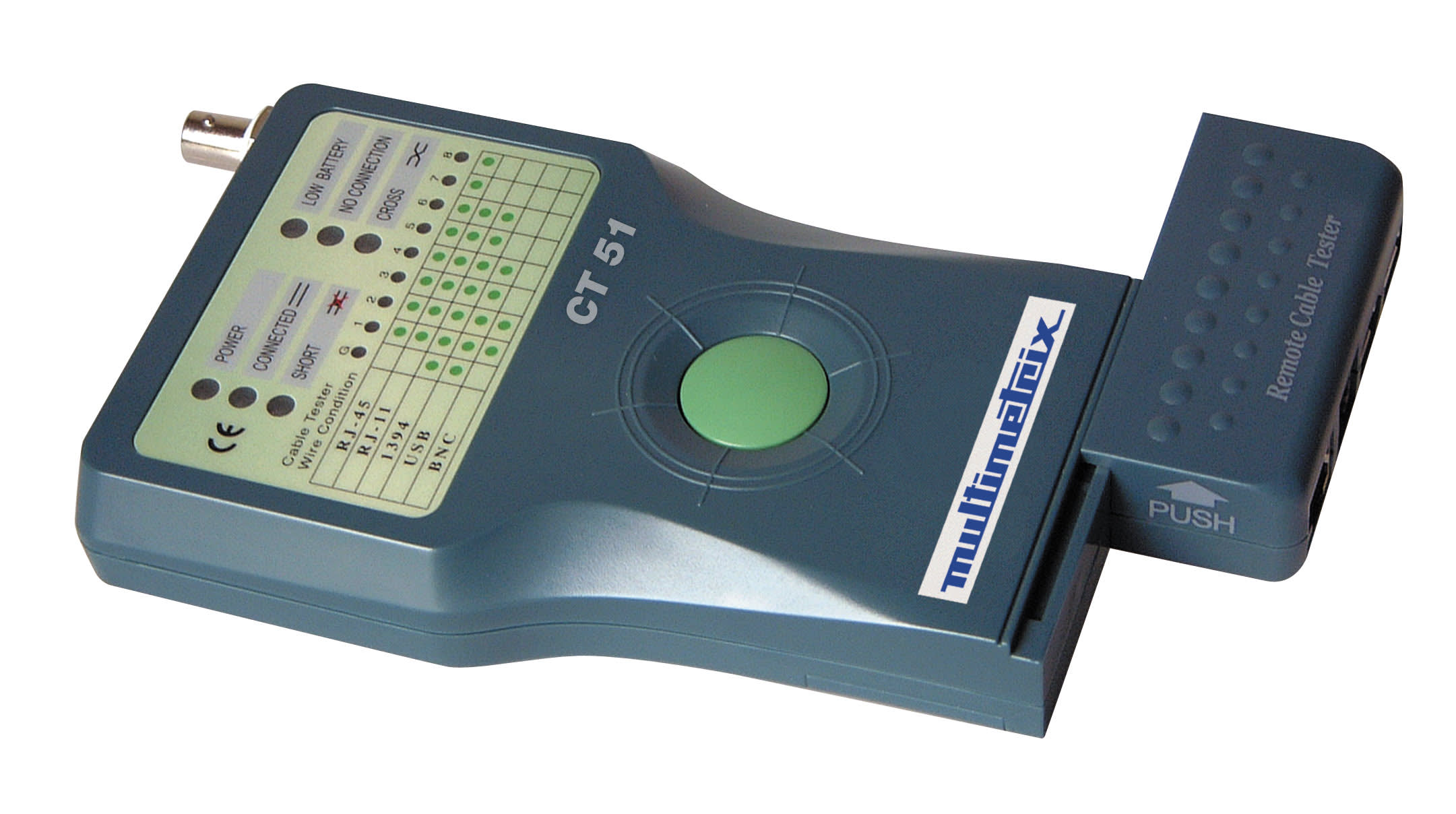 A.M.R.A. SPA - AMRP06237901 CT51 TESTER CAVIRJ45, RJ11, USB, BNC, 13