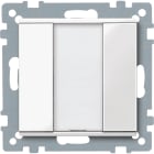 SCHNEIDER ELECTRIC - SNRMTN617119 Pulsantiera multifunzione singola plus, bianco polare, SystemM