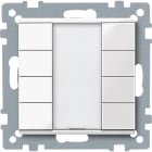SCHNEIDER ELECTRIC - SNRMTN617419 Pulsantiera multifunzione quadrupla plus, bianco polare, SystemM