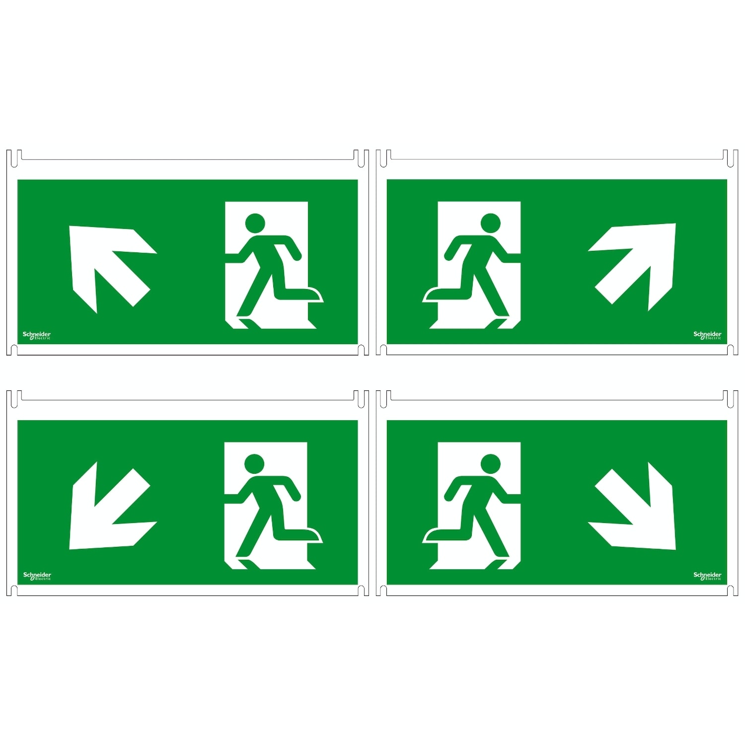 SCHNEIDER ELECTRIC - SNROVA53164 KIT 4SCH/ISO 45° K.VTRS EXW-SMARTLED