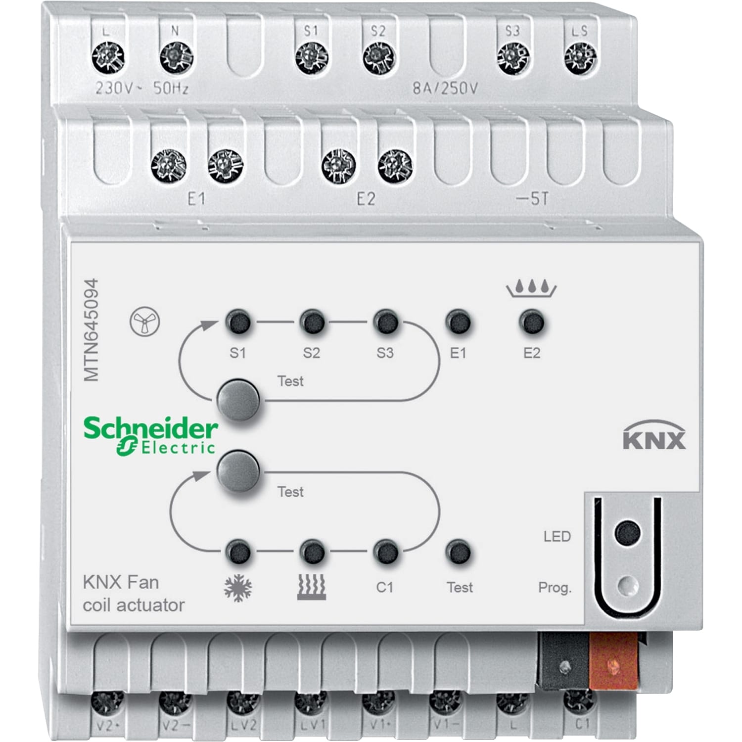 SCHNEIDER ELECTRIC SNRMTN645094 ATTUATORE FAN COIL KNX REG-K