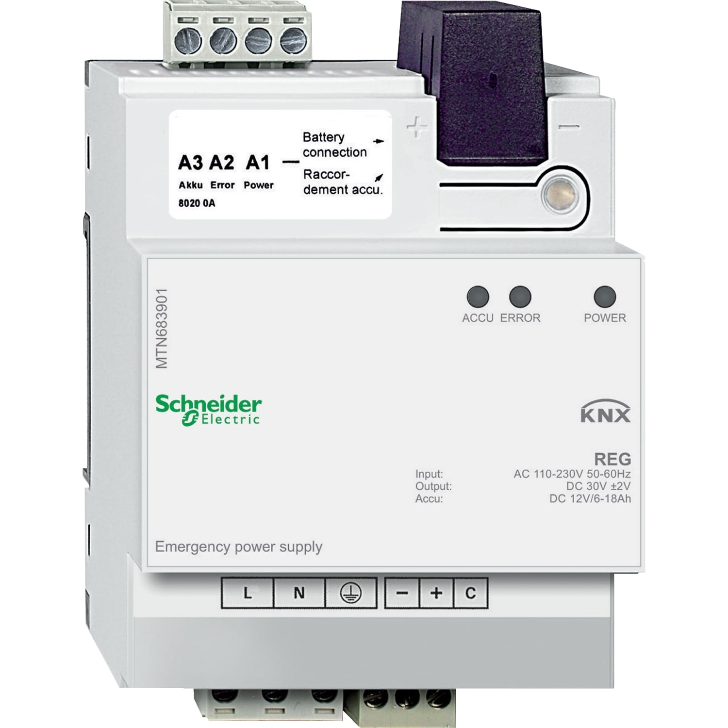 SCHNEIDER ELECTRIC SNRMTN683901 ALIMENTATORE DI EMERGENZA REG-K