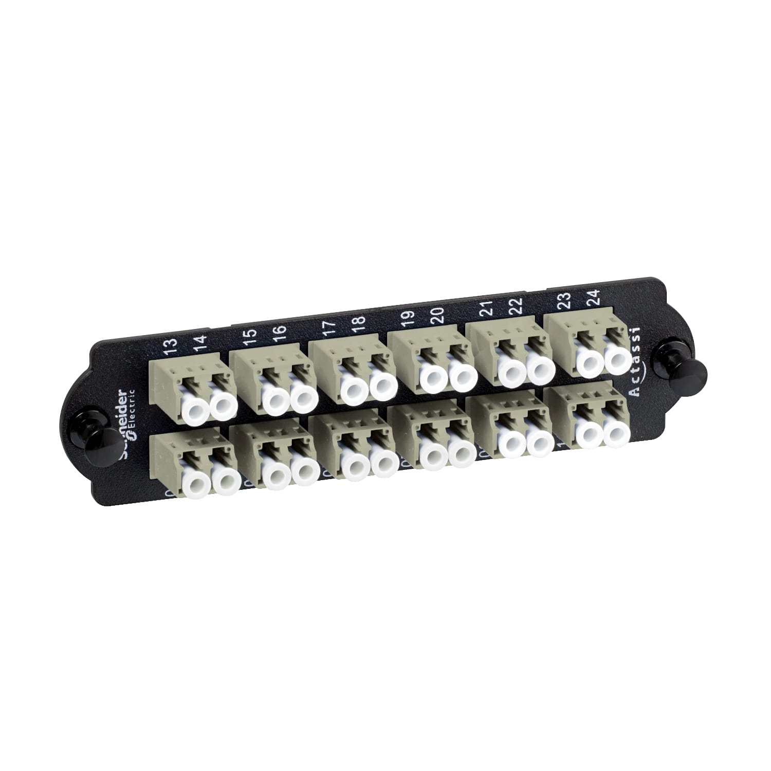 SCHNEIDER ELECTRIC - SNRACTFM1UF2LC12PM PIASTRA 12 BUSS LC DPX MM