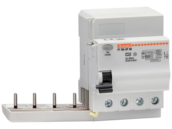 LOVATO LOVP1RA4P40A300 BLOCCO DIFFERENZIALE 4P 40A TIPO A 300MA