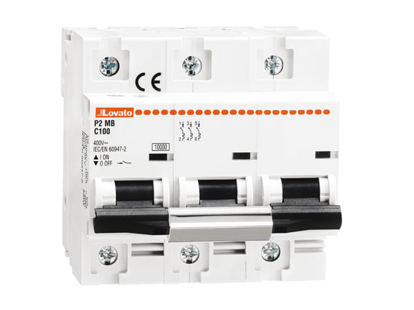 LOVATO - LOVP2MB3PD080 INTERRUTT. MAGNETOTERMICO 3P D 80A 10KA
