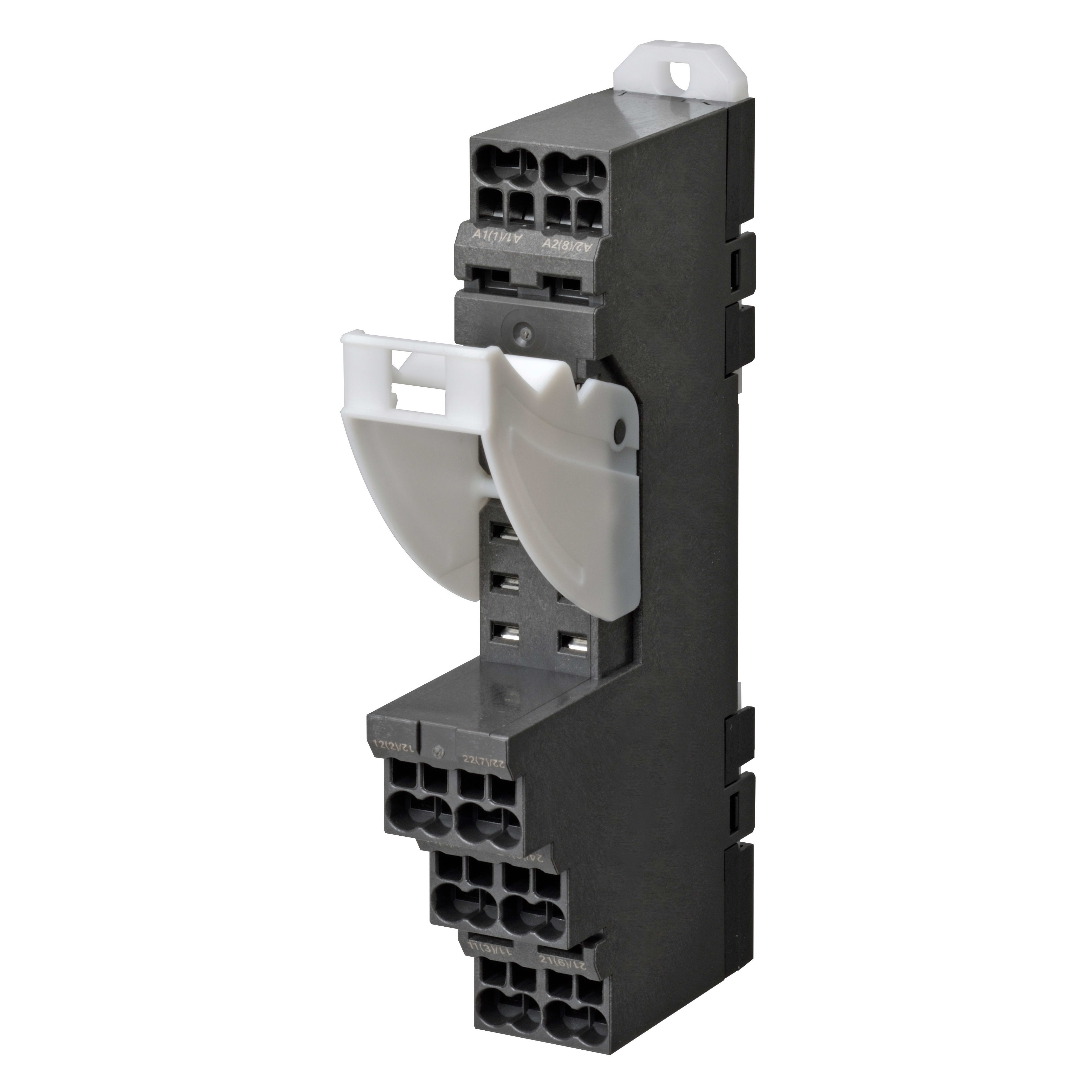 OMRON OMRP2RF08PU ZOCCOLO P2RF,GUIDA DIN, PUSH-IN PLUS