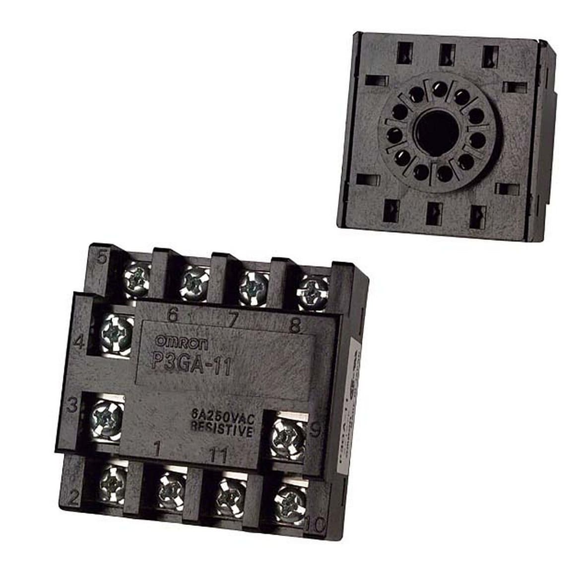 OMRON OMRP3GA11-2-1209390 ZOCCOLO-UNDECAL FRONTEQUADROTERM VITE TI