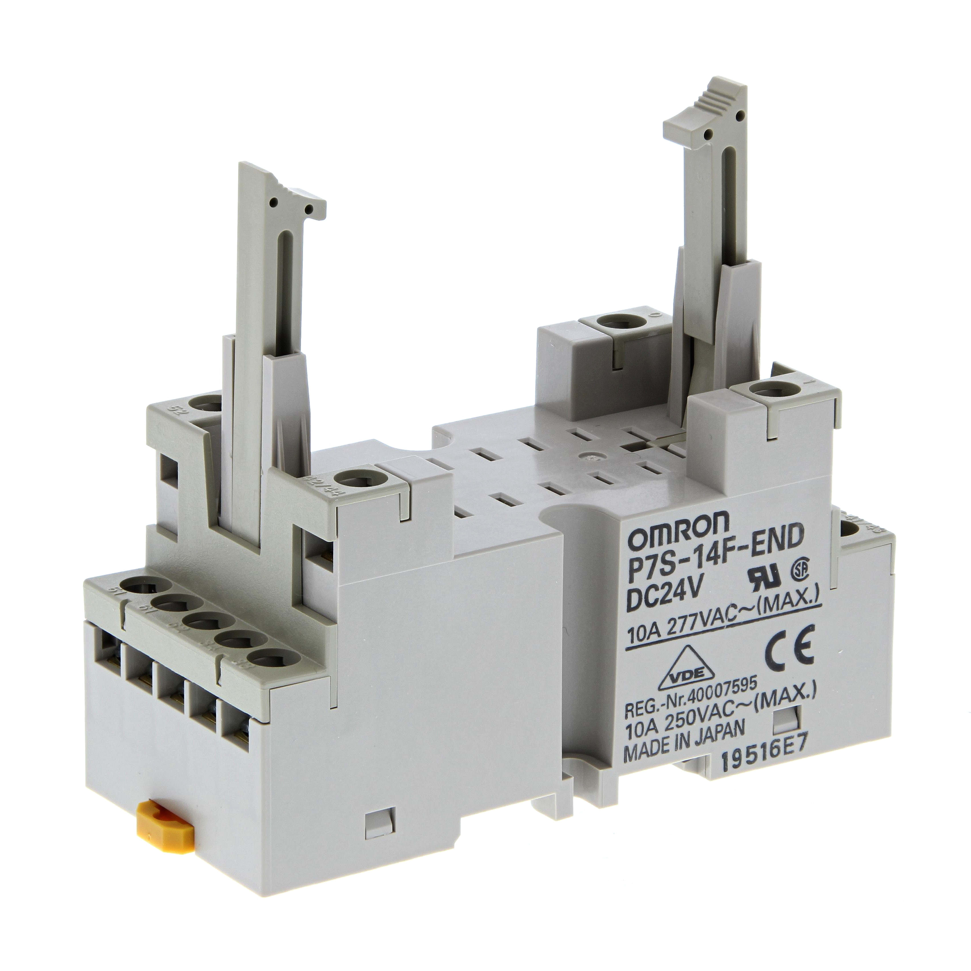OMRON OMRP7S14FENDDC24 ACC.G7S, ZOCCOLO GUIDA DIN