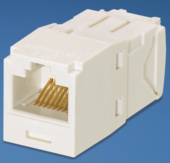 PANDUIT - PANCJ688TGIW PRESA MINICOM RJ45 UTP CAT 6 BIANCA