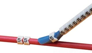 PANDUIT PANPCA13-0-9 MARCATORI PER CAVI A FERMAGLIO, DIAM. ES