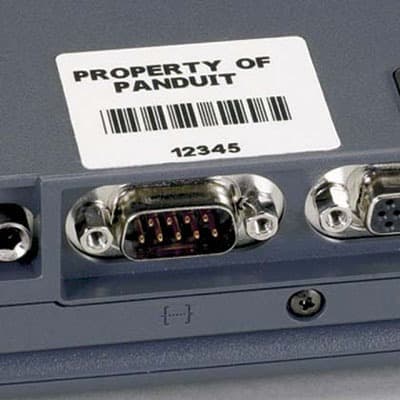 PANDUIT PANC100X050YJC ETICHETTA BIANCA IN POLIESTERE, 500/CASS