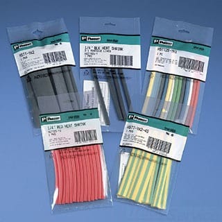 PANDUIT - PANHSTT-YK2 HEAT SHRINK THIN,2PCEA.38 -1 ,BL,EA