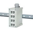 PANDUIT - PANFDME8RG THE INDUSTRIALNET 8-PORT DIN RAIL FIBER
