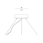 PANZERI CARLO - PAZM8121-3 GOLDEN RING: ROSONE PER 3/FUNI E 1/CAVO.