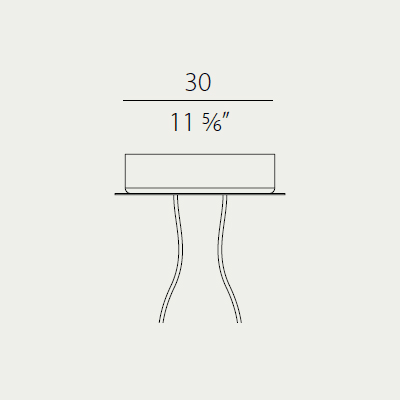 PANZERI CARLO - PAZXM03317.522.0002 ZERO ROUND ROSONE BRONZO PER 2 APPARECCH