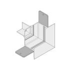 PANZERI CARLO - PAZXM2045-ANG 3 CORNER: GIUNZ.VERT.L 90 , PAR-PAR/PAR-SO