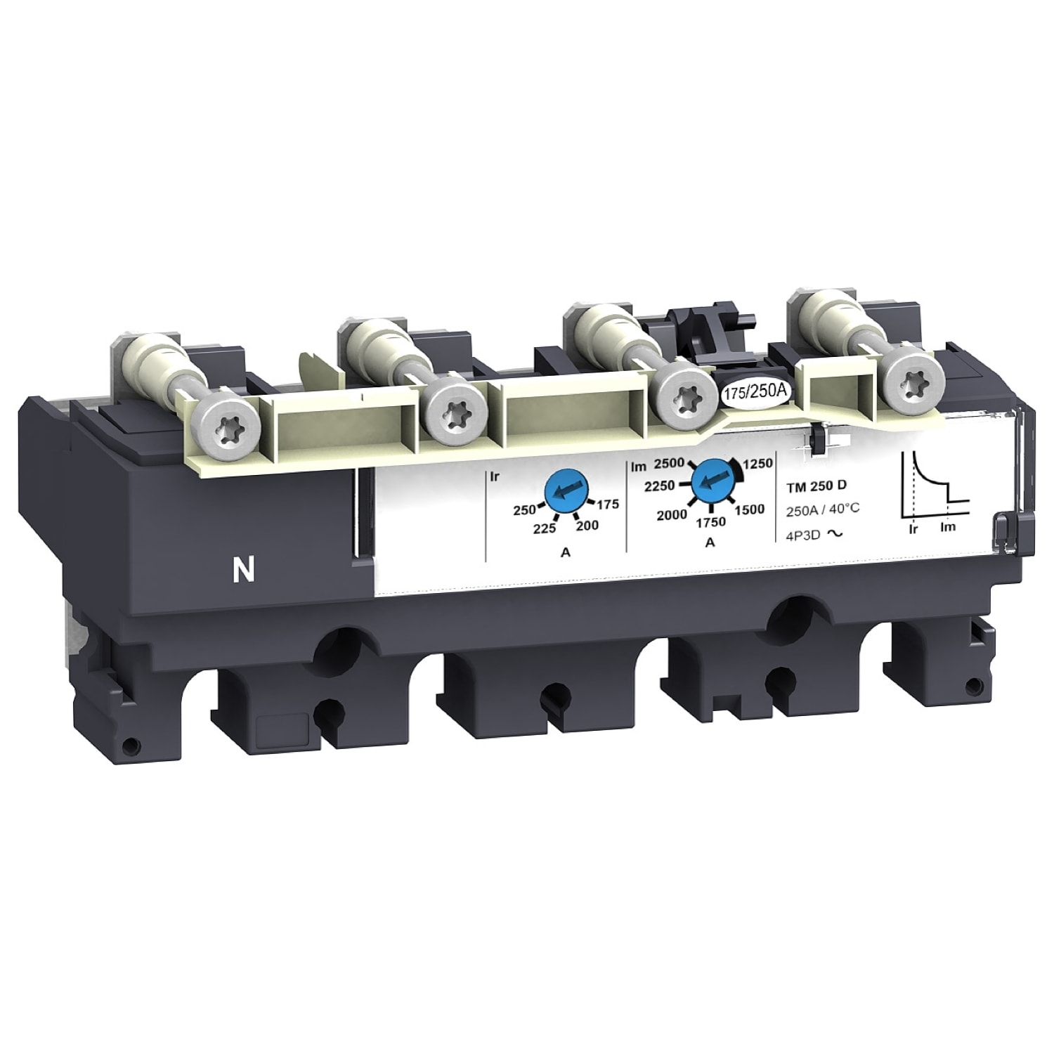 SCHNEIDER ELECTRIC - SNRLV429046 TM25D 25A 4P/3R NSX100/250