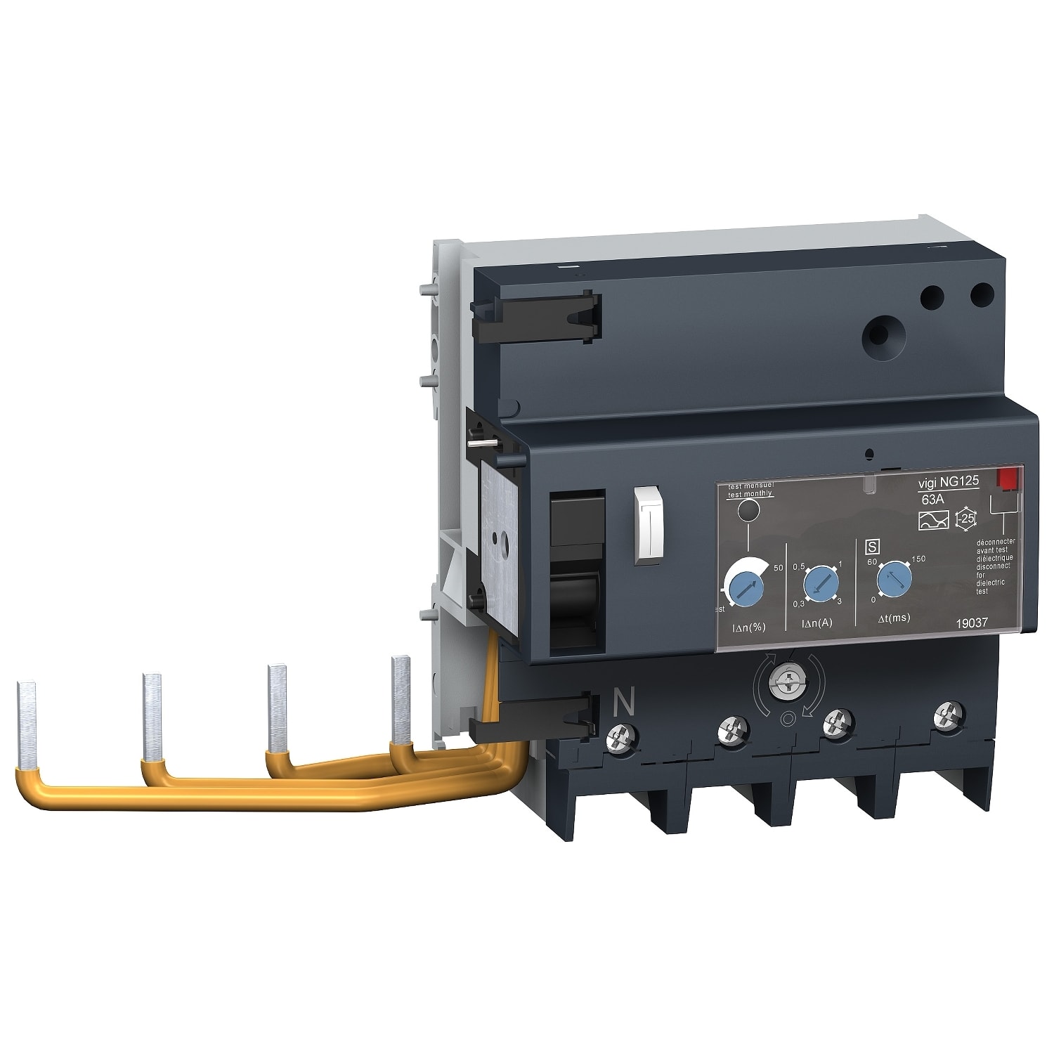 SCHNEIDER ELECTRIC SNR19015 VIGI NG125 4P 63A 30MA CL.A