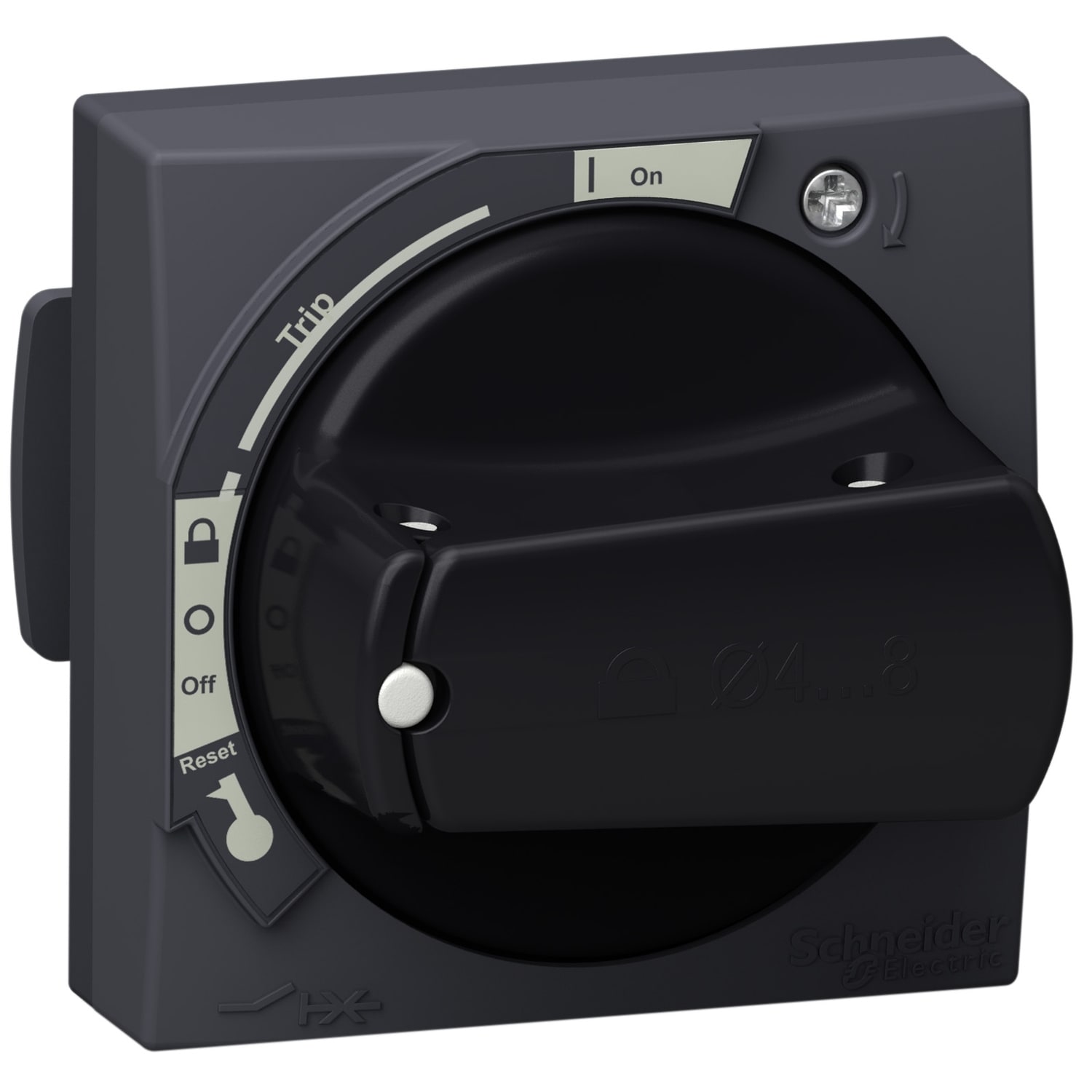 SCHNEIDER ELECTRIC SNRGVAPB54 MANOVRA ROTATIVA UNIVERSALE NERA IP54