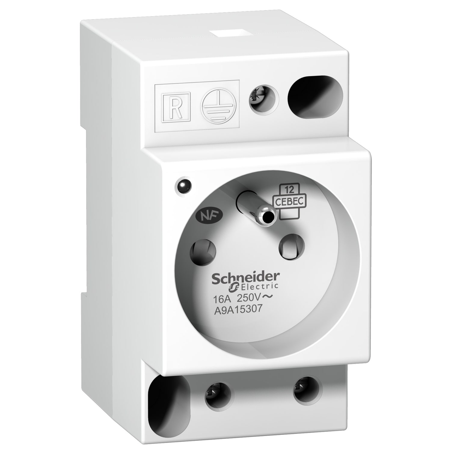 SCHNEIDER ELECTRIC SNRA9A15307 IPC 2P+T 16A 250VCA FRANCESE CON SPIA