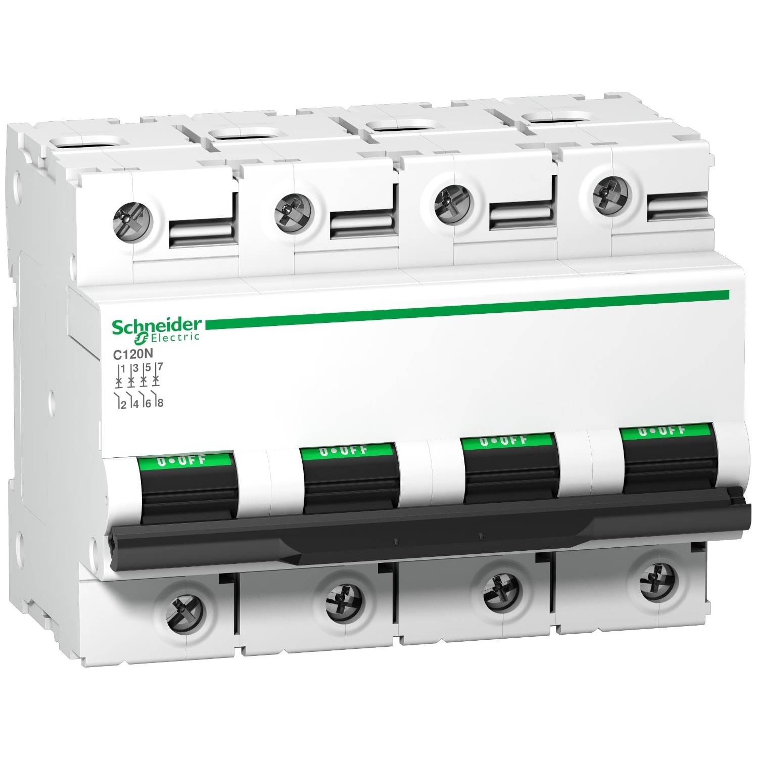 SCHNEIDER ELECTRIC SNRA9N18374 C120N 4P C 100A 10000A