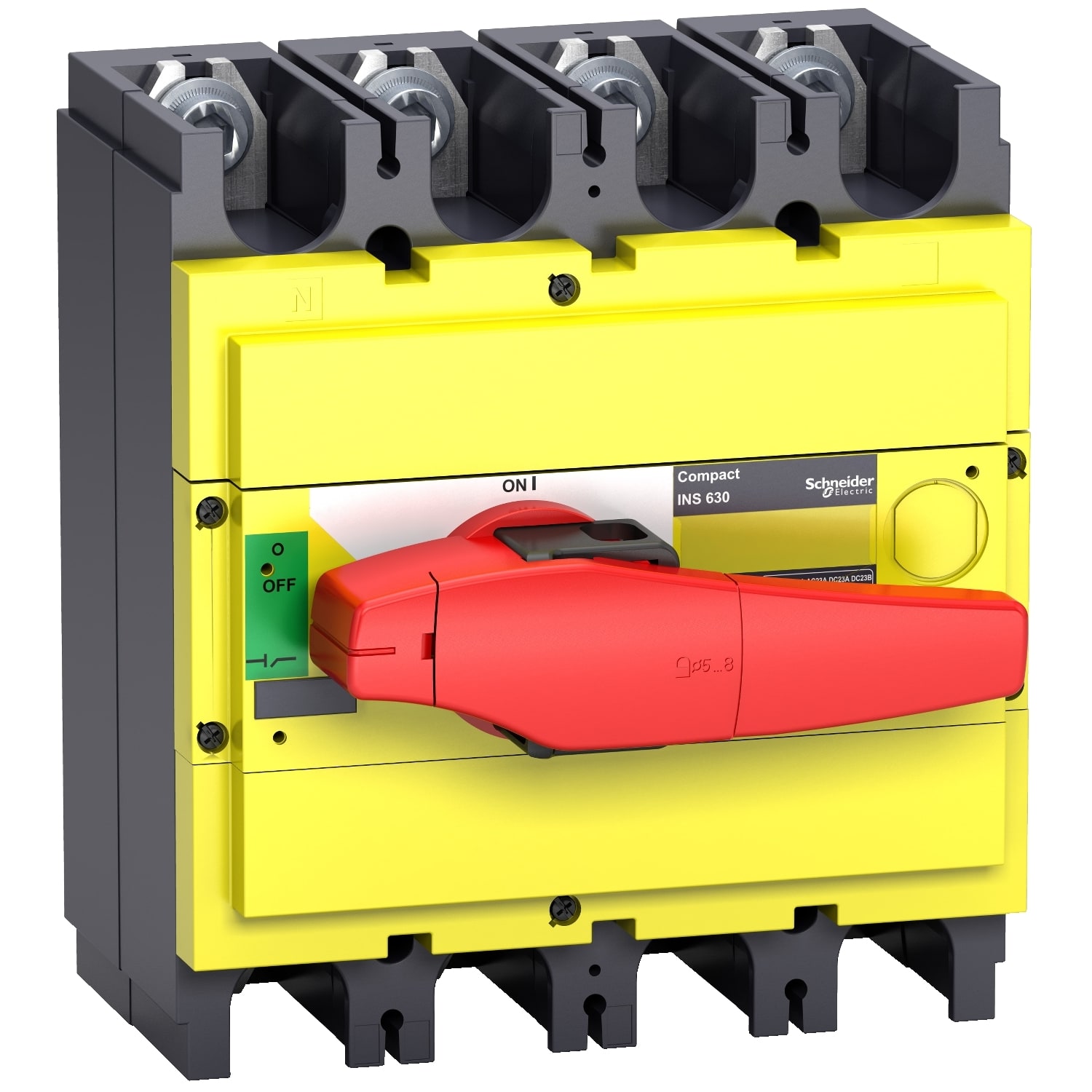 SCHNEIDER ELECTRIC SNR31131 INS400 FISSO ANT 4P MAN ROSSA