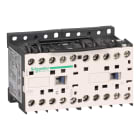 SCHNEIDER ELECTRIC - SNRLP2K0610BD reversing Contactor, TeSys K, 3P, AC-3/AC-3e,440V 6A, 1NO, 24V DC coil, screw clamp terminals