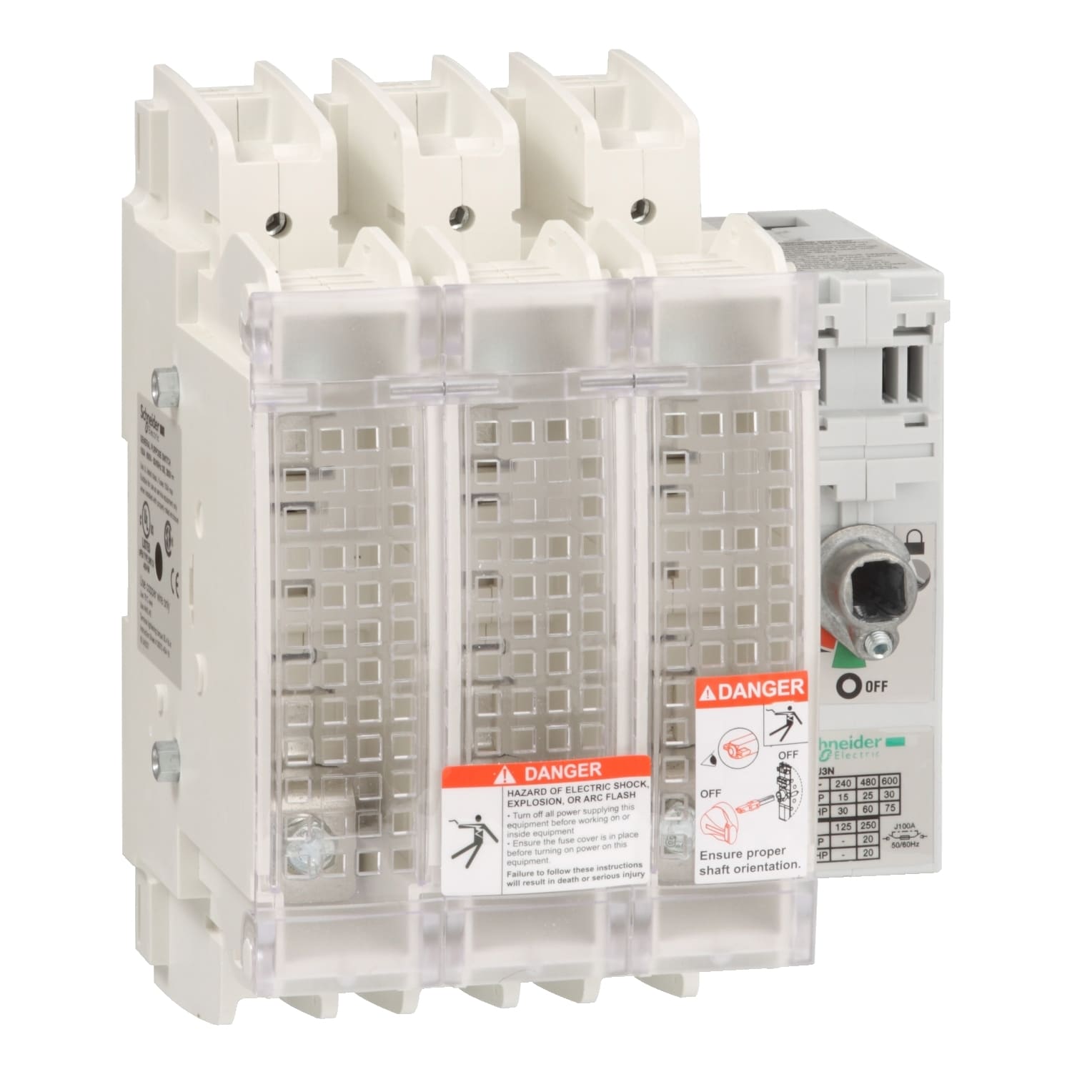 SCHNEIDER ELECTRIC - SNRGS2JU3N INT SEZ FUS 3X 100A J-5