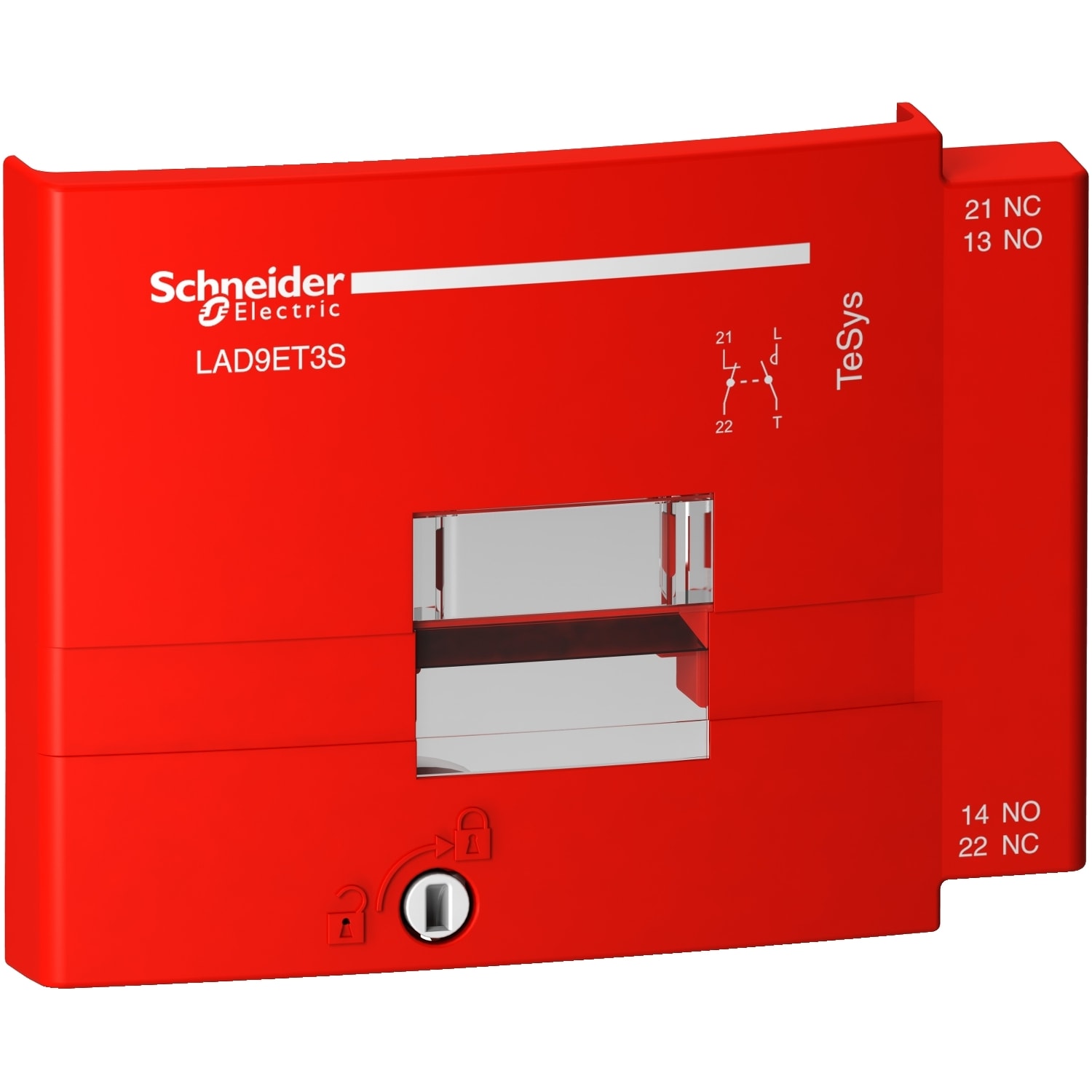 SCHNEIDER ELECTRIC - SNRLAD9ET3S CALOTTA ROSSA PER CONT. 80-95 A