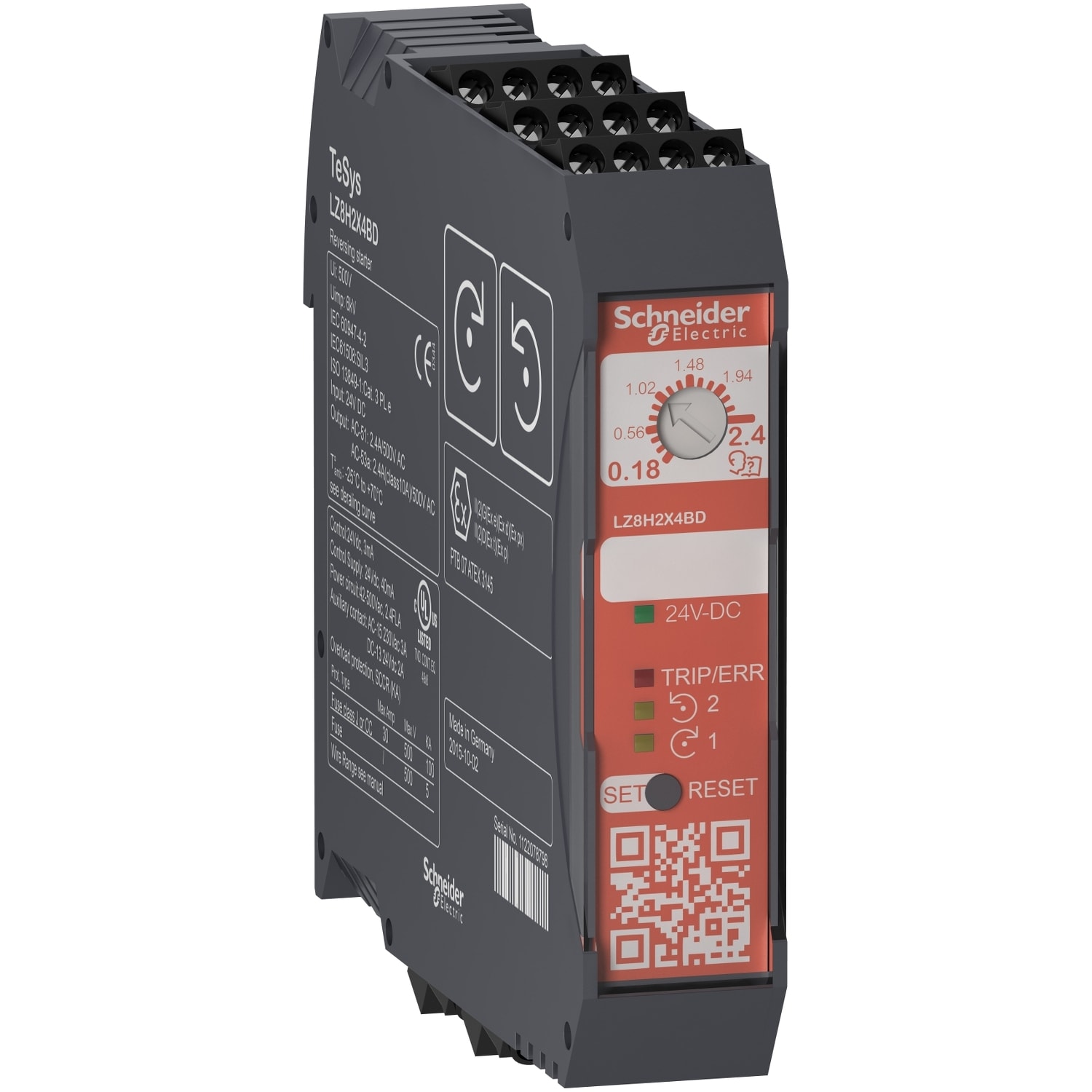 SCHNEIDER ELECTRIC SNRLZ8H2X4BD TELEINV H SAFE 0,75KW 24 VDC VITE