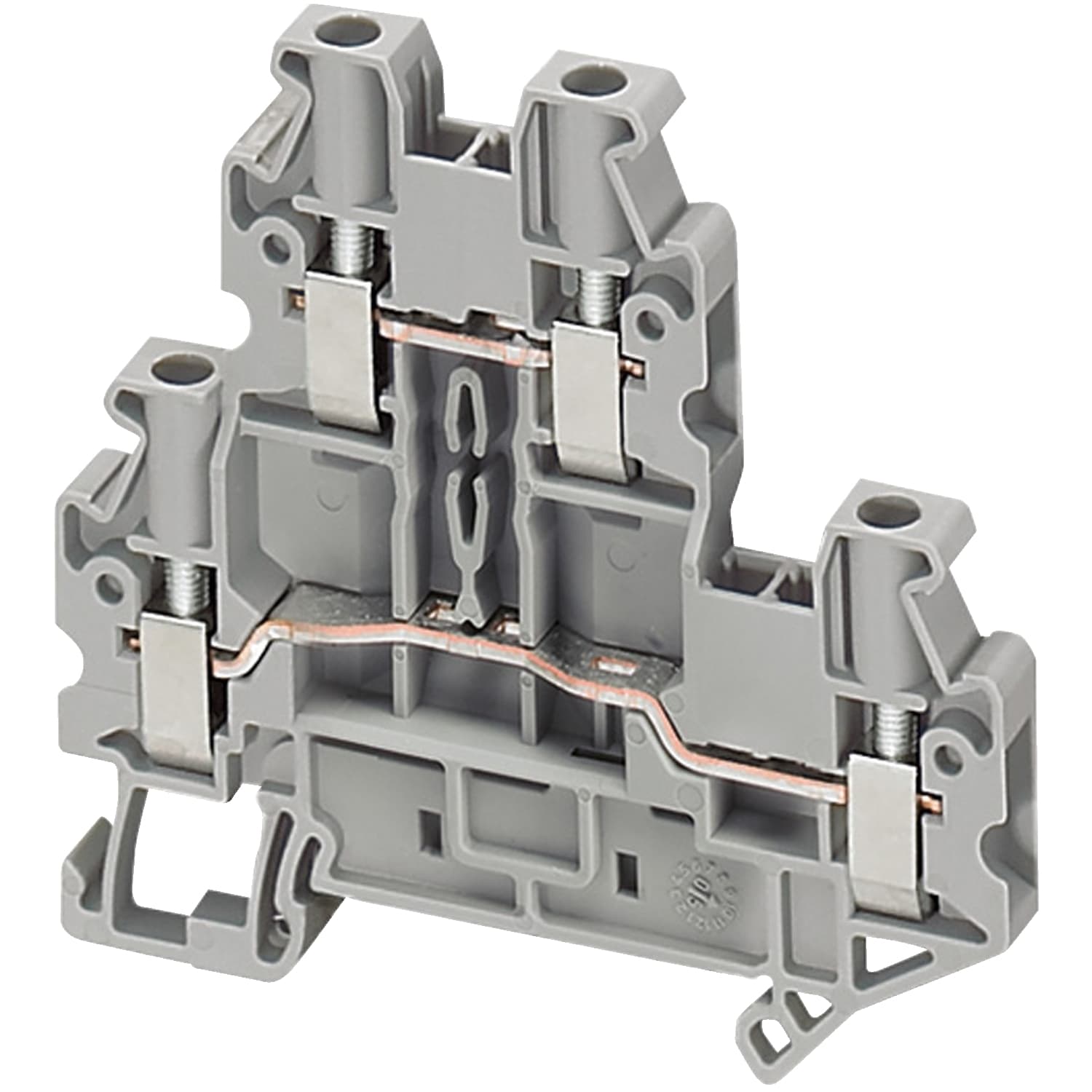 SCHNEIDER ELECTRIC SNRNSYTRV44D MORS VITE, 2 PIANI, 4PT, 4MMQ, GRIGIO