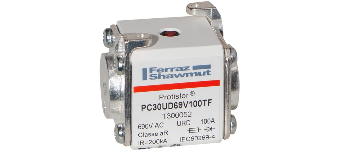 MERSEN ITALIA SPA - XESPC30UD69V100TF FUS. PSC TAGLIA 30 700VAC URD TTF 100A