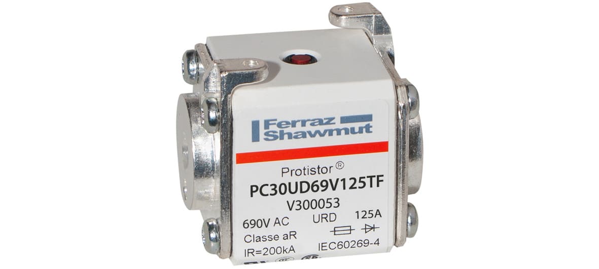 MERSEN ITALIA SPA - XESPC30UD69V125TF FUS. PSC TAGLIA 30 700VAC URD TTF 125A
