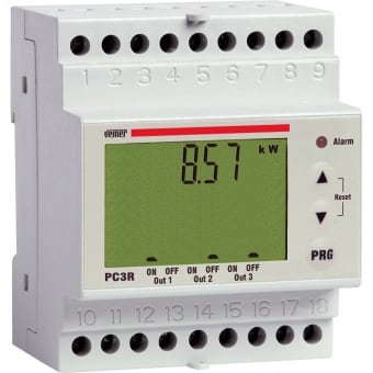 VEMER-SIBER GROUP S. - VEMVE467700 PC3R CONTROLLO CARICHI 3 RELE 230V/32A