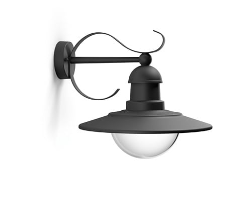 SIGNIFY ITALY SPA PCL0181630PN TOPIARY LAMPADA A MURO NERO IN ALLUMINIO
